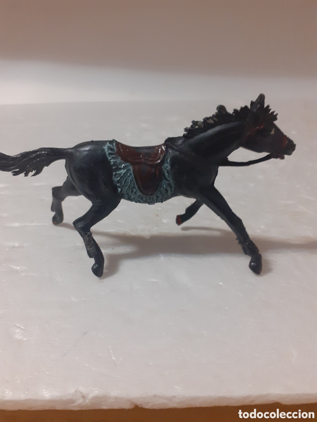 Figuras de goma y PVC: FIGURA CABALLO VAQUERO PLASTICO PECH ,REAMSA,JECSAN