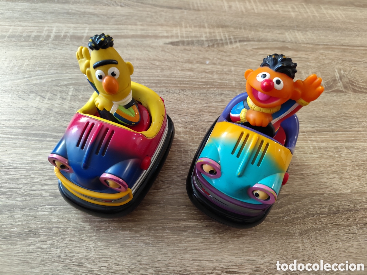 Figuras de goma y PVC: Coches Epi y Blas Barrio S&eacute;samo 2002 Mattel juguetes dif&iacute;ciles de encontrar, suenan pero no acaban d