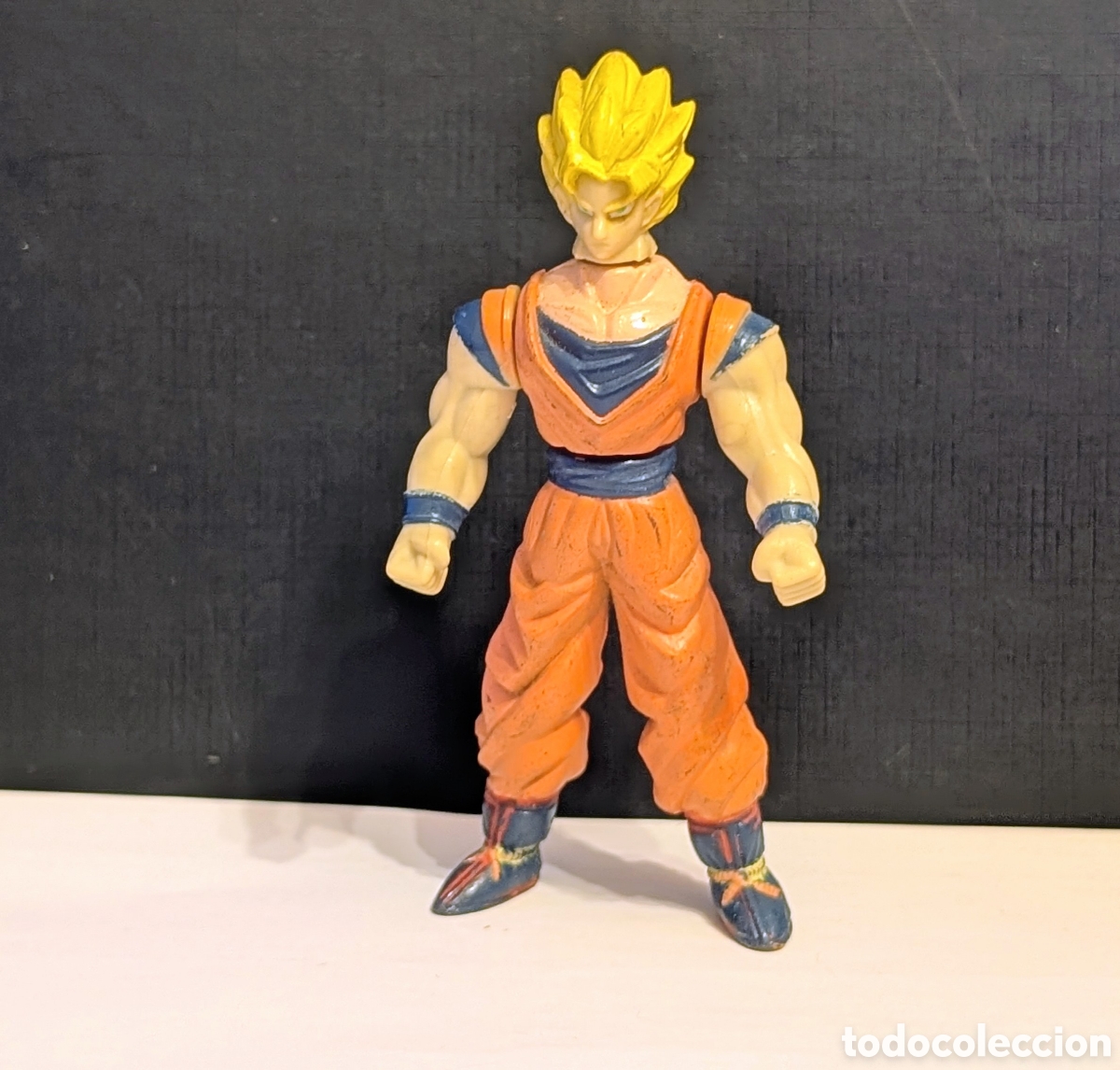 Figuras de goma y PVC: Figura mu&ntilde;eco Dragon Ball Z. Goku SSJ2. Bola de Dragon. Bola de Drac. MUY RARA