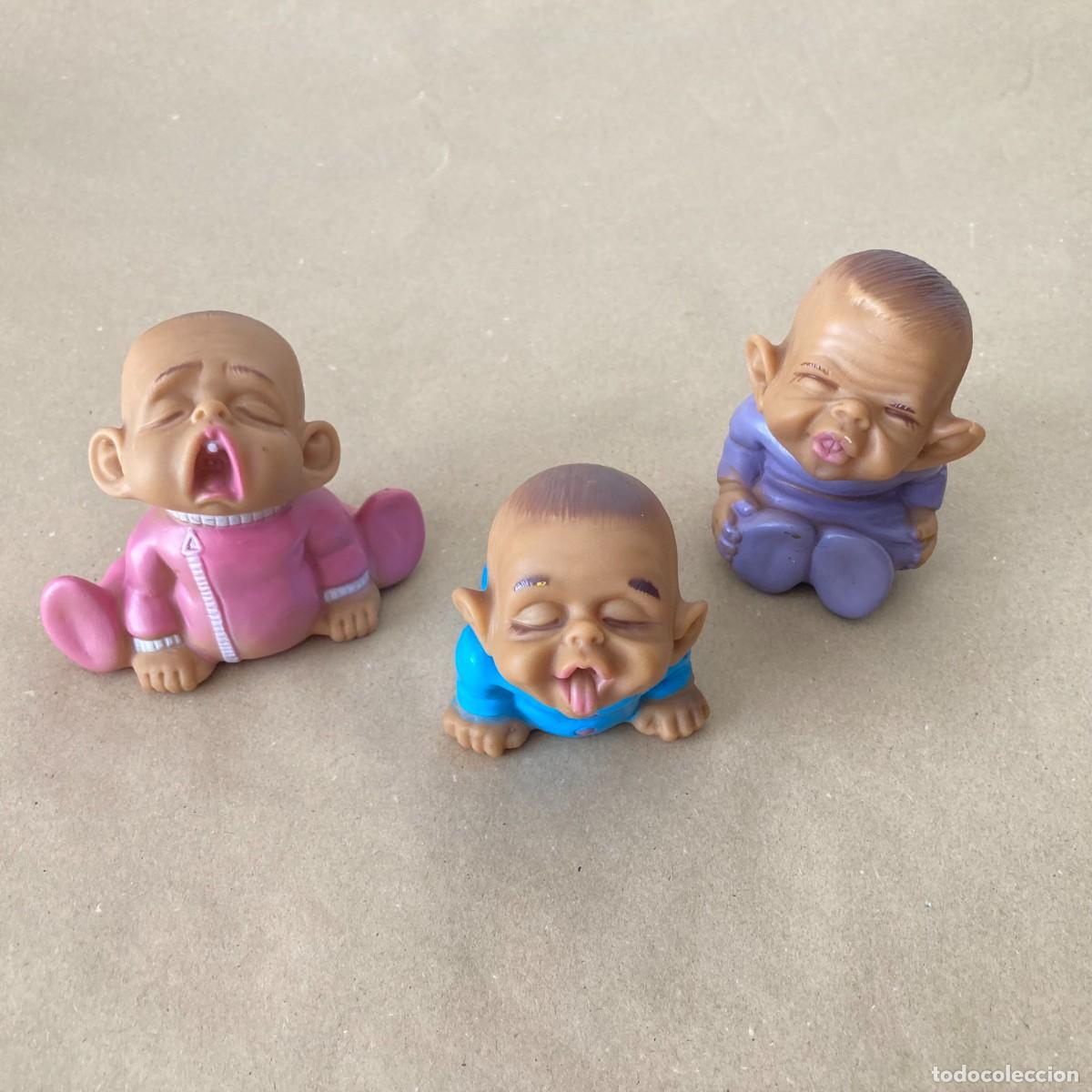 Figuras de goma y PVC: LOTE 3 MU&Ntilde;ECOS GESTITOS - PERE - A&Ntilde;OS 70 - MADE IN SPAIN