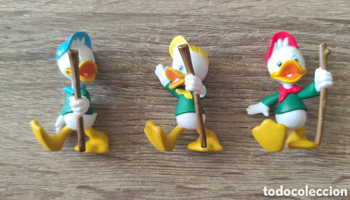 Figuras de goma y PVC: 3 Figuras Pvc Sobrinos Tio Gilito Disney precio por las 3
