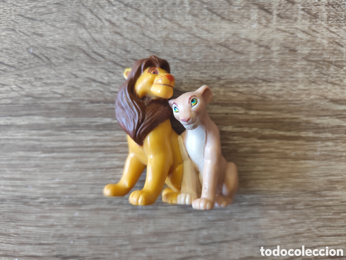 Figuras de goma y PVC: Figura Pvc Simba y Nala Rey Leon Disney