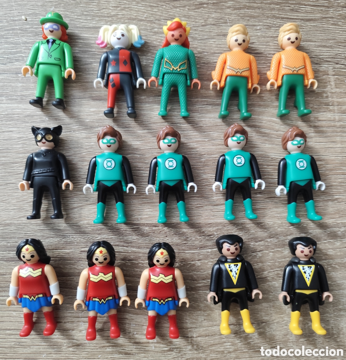 Figuras de goma Kinder: Figuras Super H&eacute;roes Playmobil Dc Kinder precio por cada una