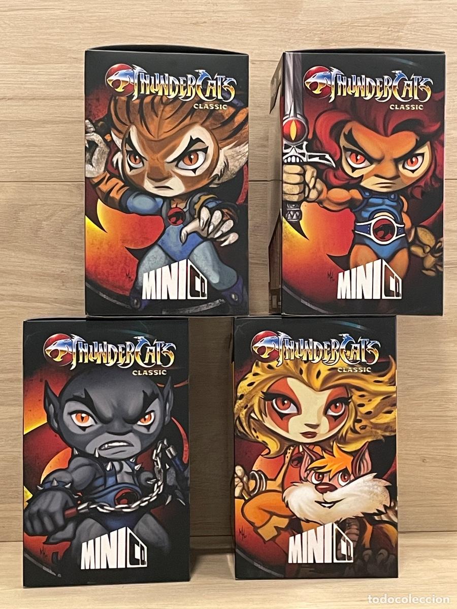 Figuras de goma y PVC: MINICO IRON STUDIOS Thundercats Action Figures - Lion-O, Tygra, Panthro, Cheetara and Snarf