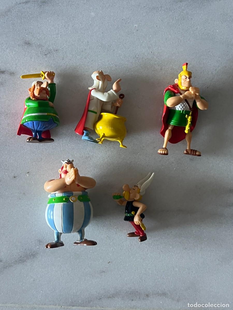 Figuras de goma y PVC: LOTE COMPLETO 5 FIGURAS ASTERIX PHOSKITOS OBELIX