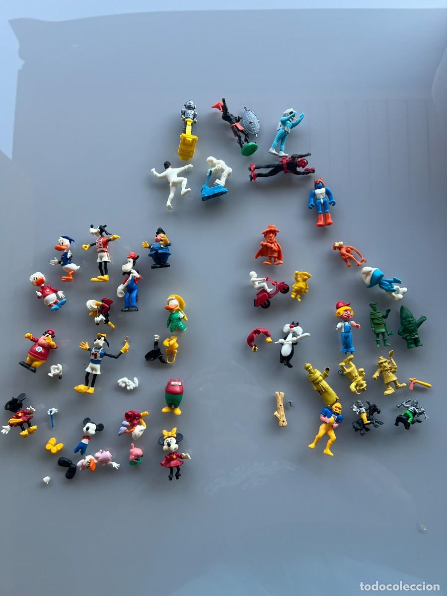 Figuras de goma y PVC: LOTE FIGURAS PVC VINTAGE DUNKIN TITO DISNEY WARNER ASTRONAUTAS A&Ntilde;OS 70 80 90