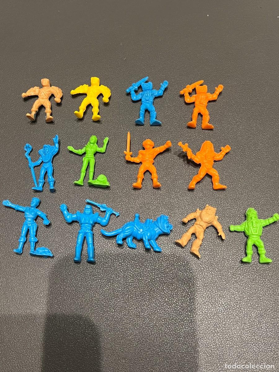 Figuras de goma y PVC: 17 figuras de Masters del Universo He-Man MOTU Dunkin Panrico Fisto Skeletor 1985