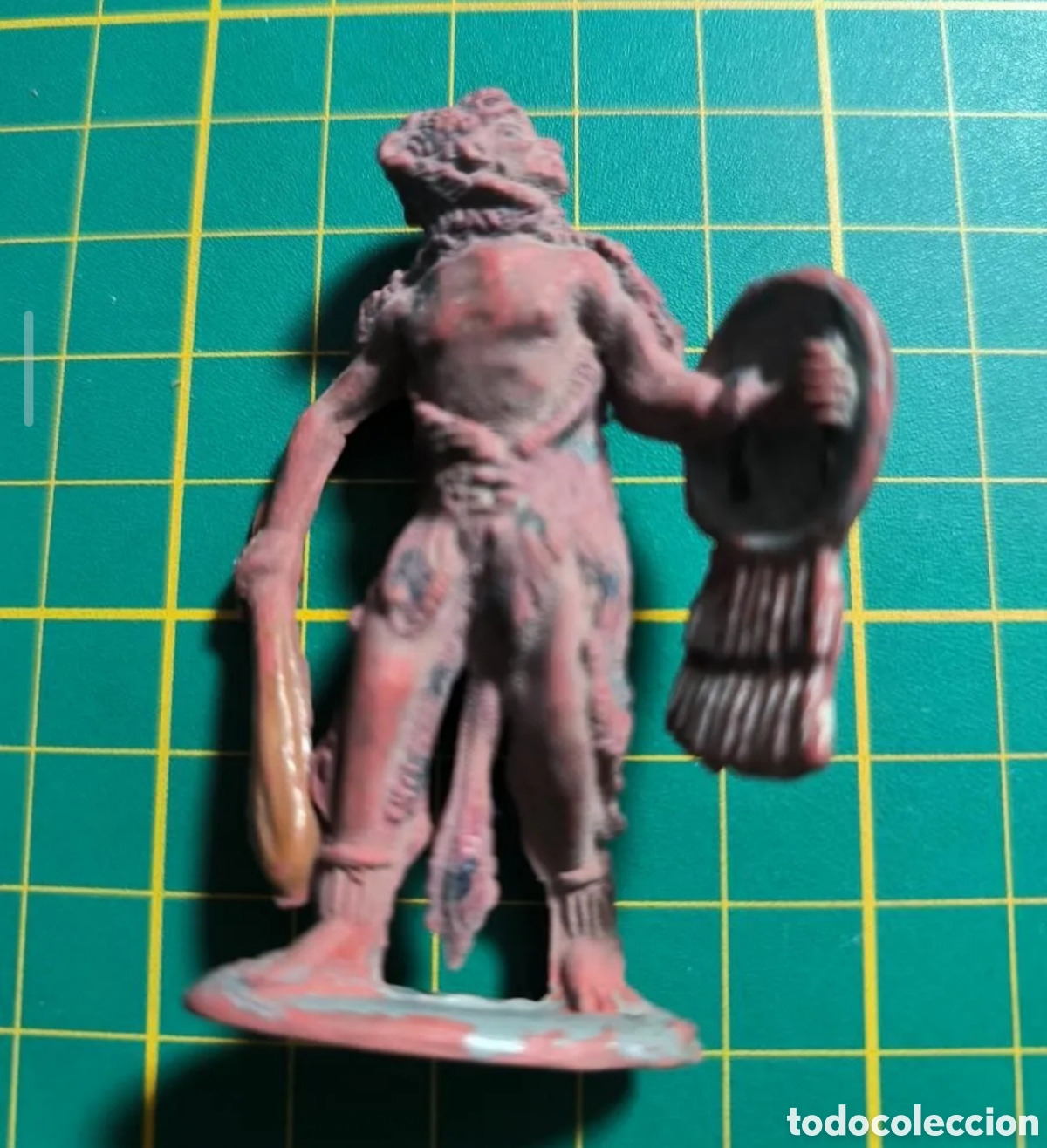 Figuras de goma y PVC: Guerrero Indio Azteca a&ntilde;os 50