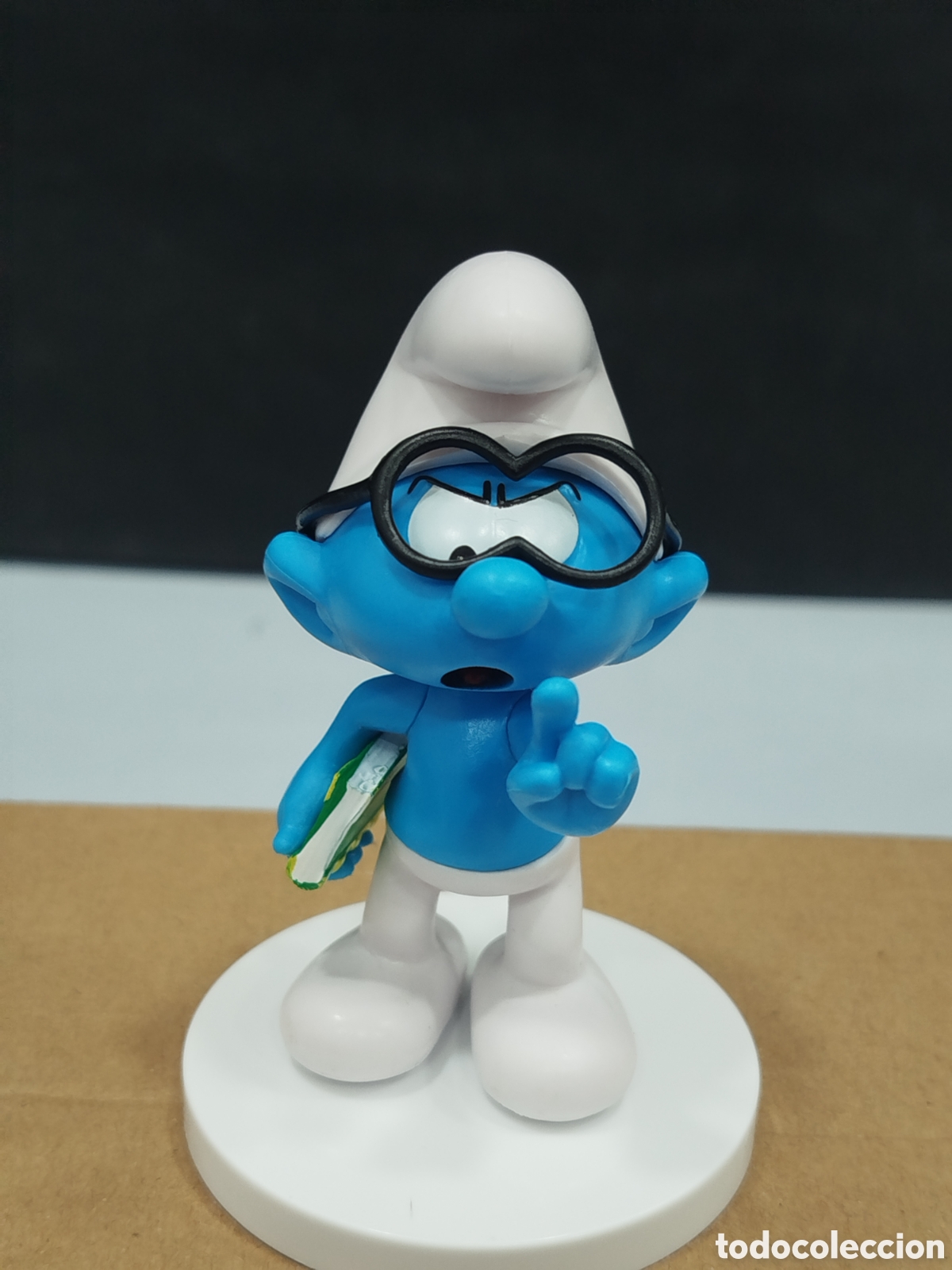 Figuras de goma y PVC: Figura pvc Los pitufos Gafotas Peyo 2016