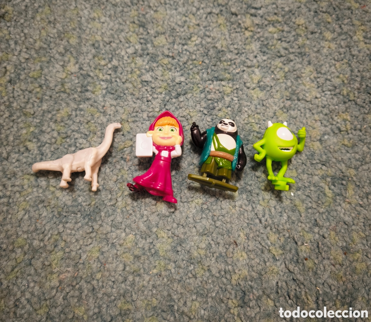 Figuras de goma Kinder: Figura huevo kinder Masha, monstruo sa, kunfu panda