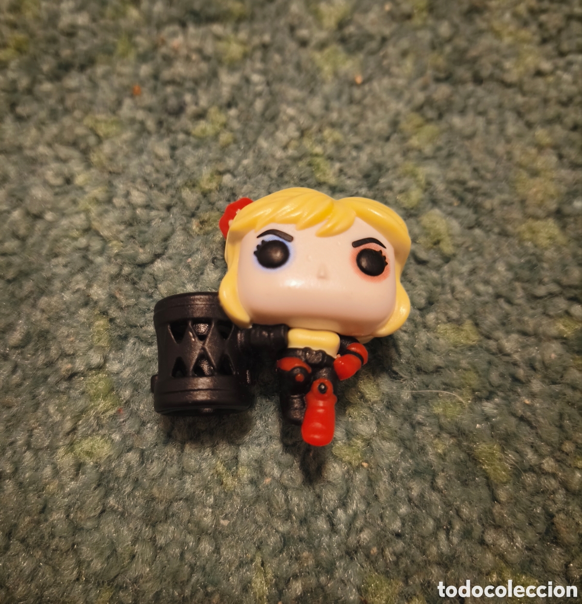 Figuras de goma Kinder: Figura para lapiz Funko Pop de Harley Quinn de Kinder sorpresa