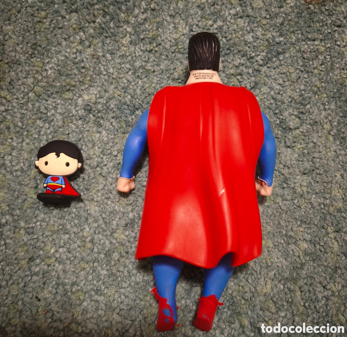 Figuras de goma y PVC: Figura flexible Superman retro - Foto 2