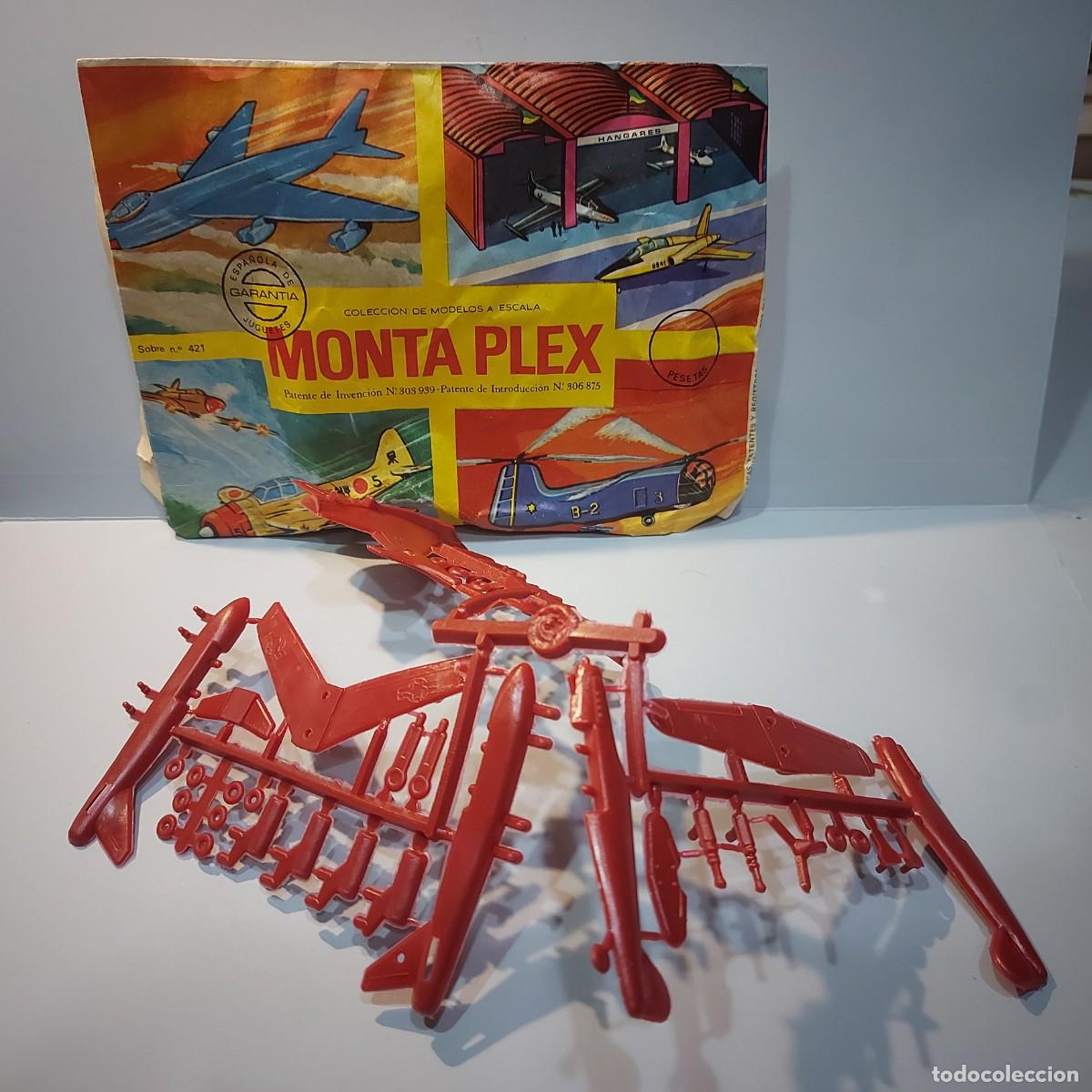 Figuras de goma y PVC: MONTAPLEX N&ordm; 421 AVIONES -