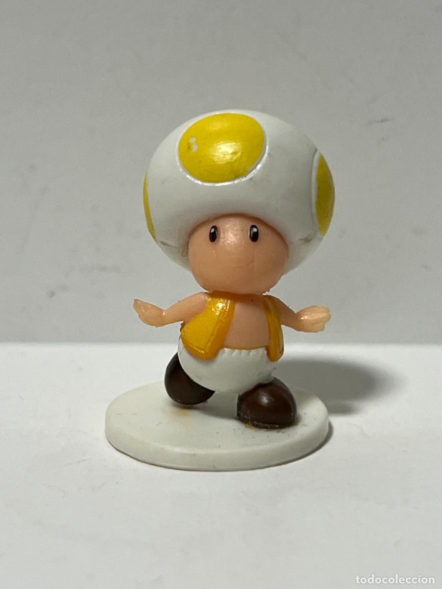 Figuras de goma y PVC: FIGURA SUPER MARIO, TOAD AMARILLO, 3 CMS
