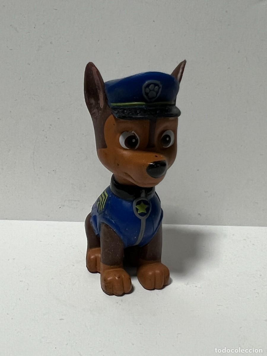 Figuras de goma y PVC: FIGURA PAW PATROL, PATRULLA CANINA, CHASE, 6 CMS