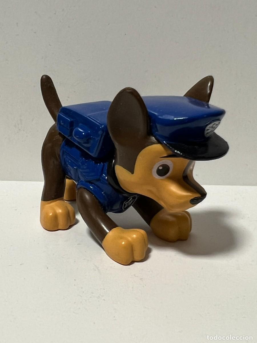 Figuras de goma y PVC: FIGURA PAW PATROL, PATRULLA CANINA, CHASE, 6 CMS
