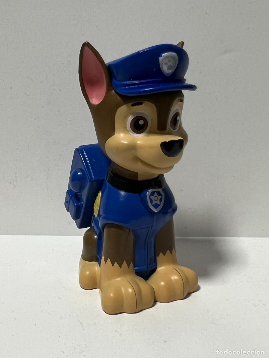 Figuras de goma y PVC: FIGURA PAW PATROL, PATRULLA CANINA, CHASE, 8 CMS