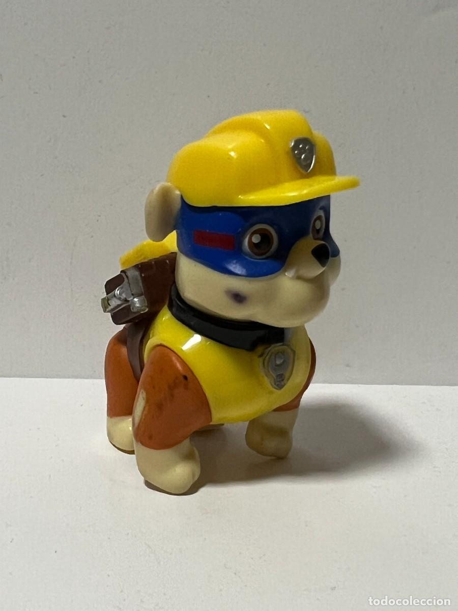 Figuras de goma y PVC: FIGURA PAW PATROL, PATRULLA CANINA, RUBBLE, 6 CMS