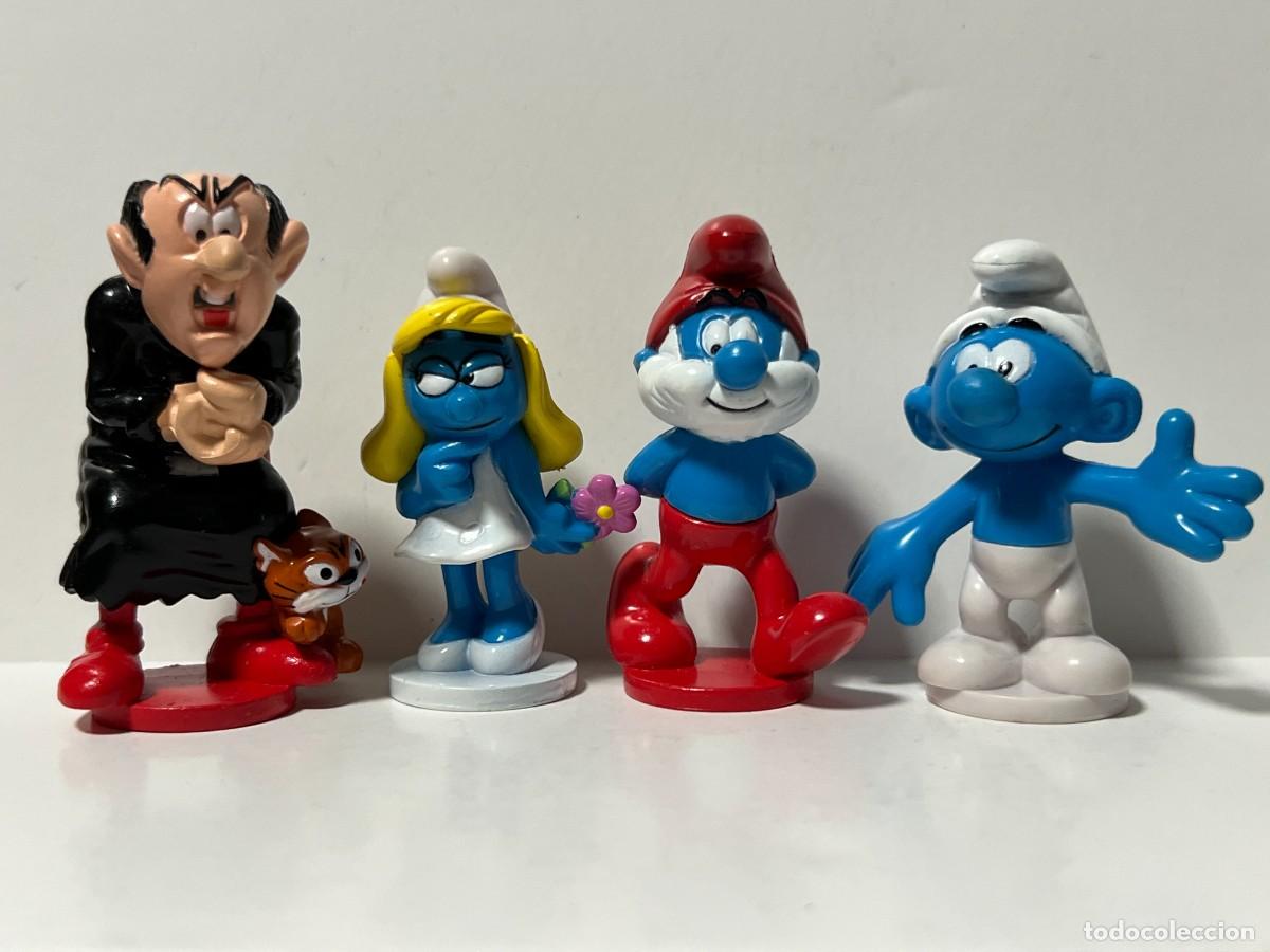 Figuras de goma y PVC: FIGURA LOS PITUFOS THE SMUFTS PEYO, 6 CMS LOTE X4