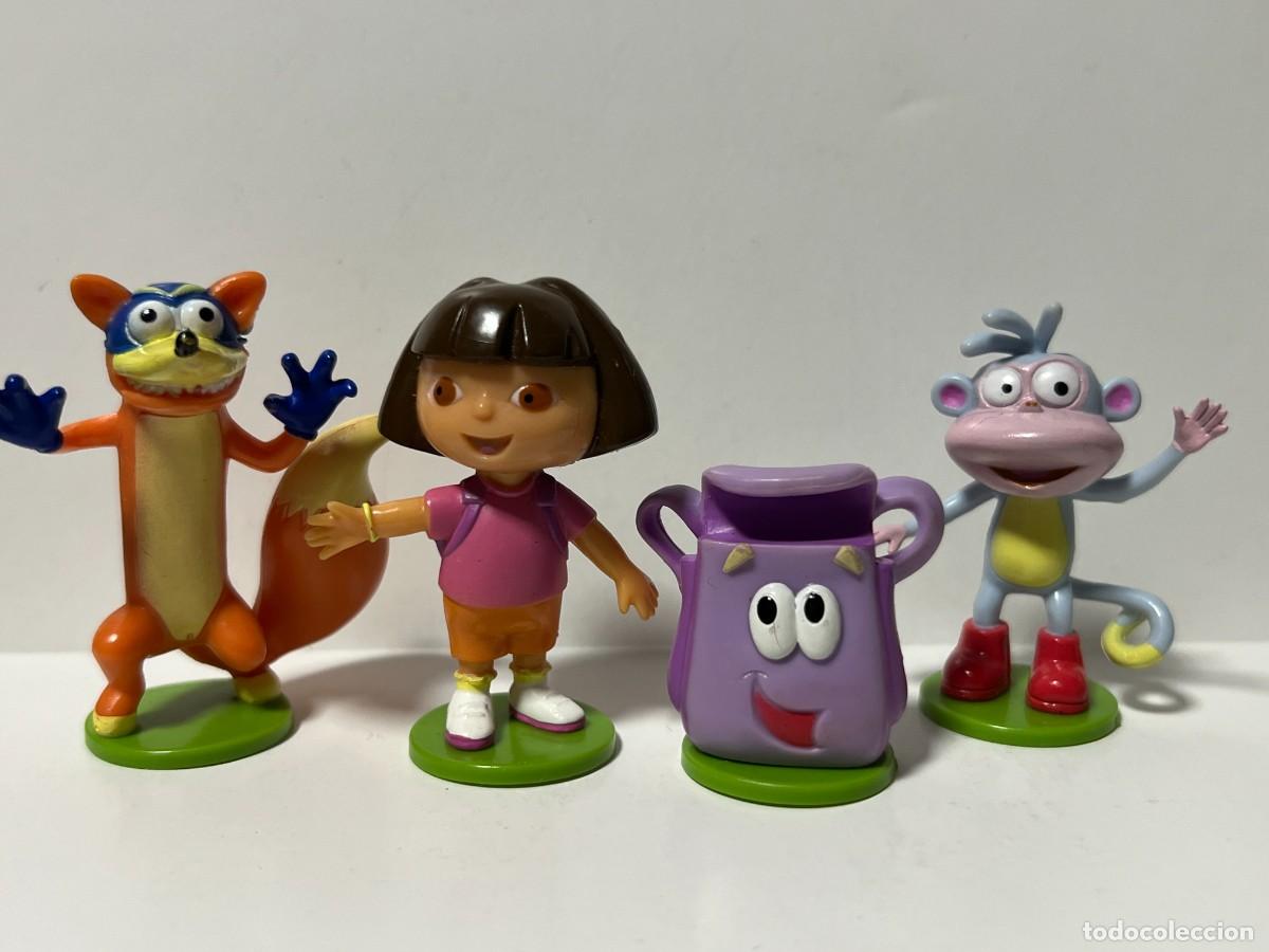 Rubber and PVC Figures: FIGURA DORA EXPLORADORA, 5 CMS LOTE X4