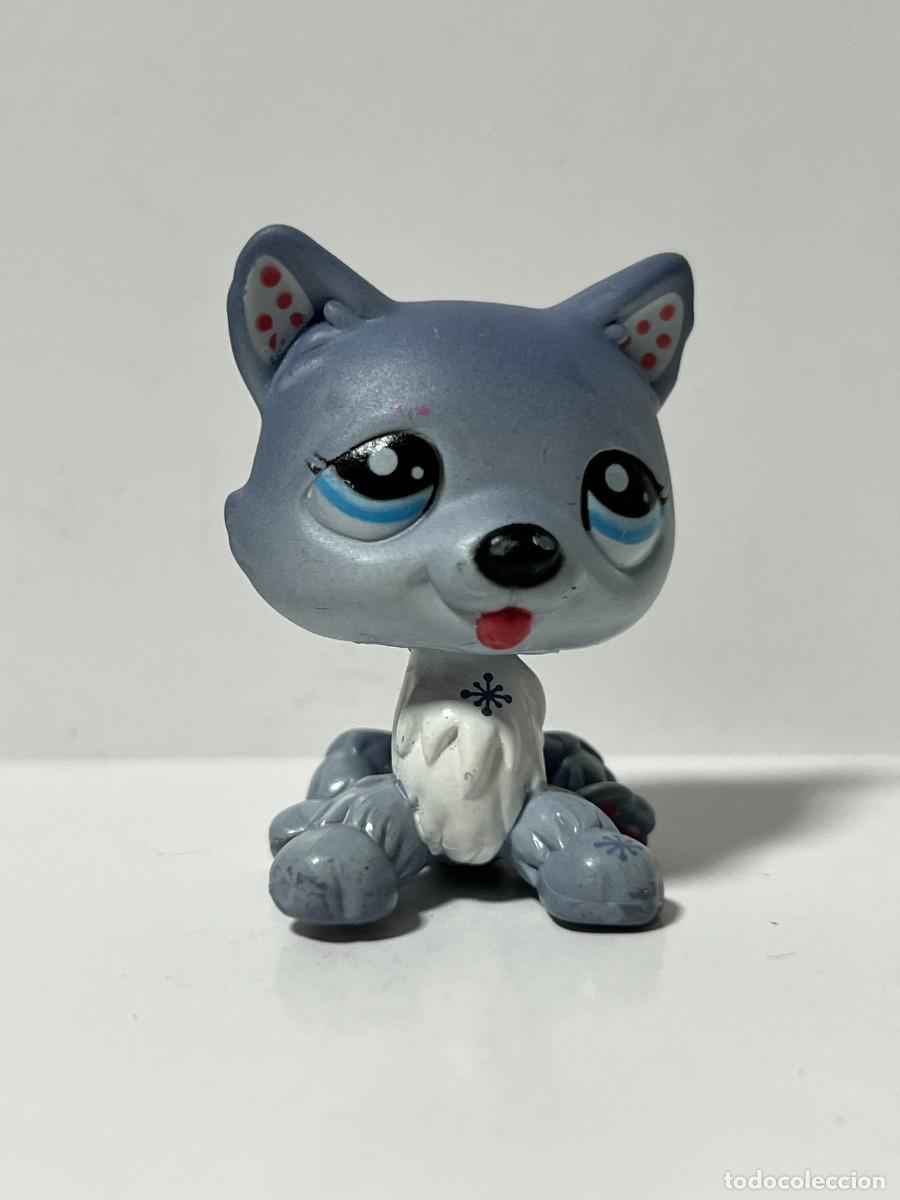 Figuras de goma y PVC: FIGURA LITTLE PET SHOP, PERRO HUSKY, 4 CMS