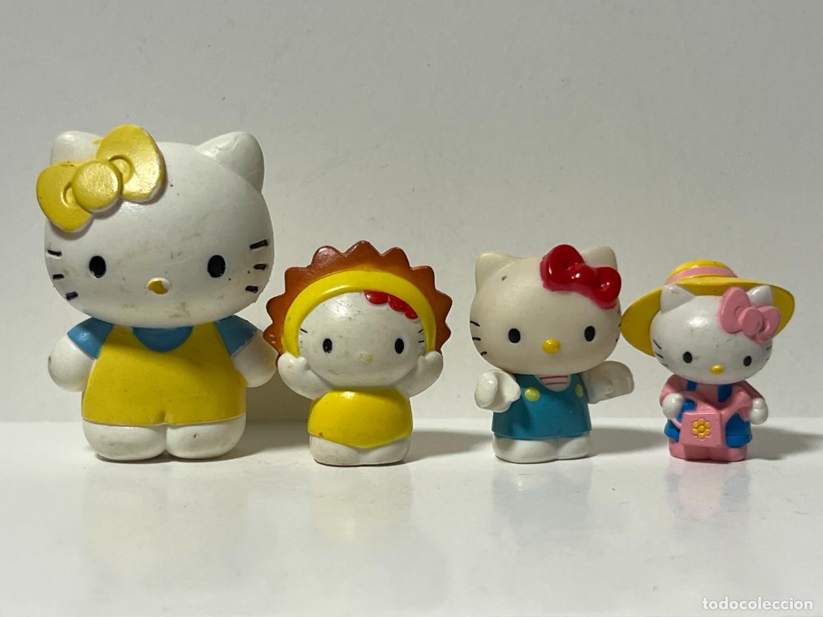 Figuras de goma y PVC: FIGURA HELLO KITTY, 5 CMS LOTE X4