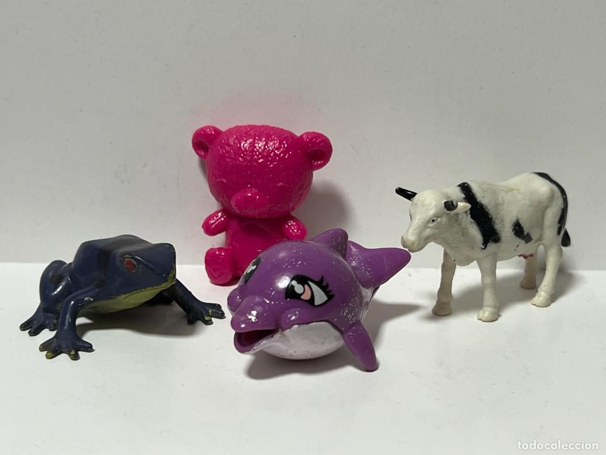 Figuras de goma y PVC: FIGURA ANIMALITOS, 4 CMS LOTE X4