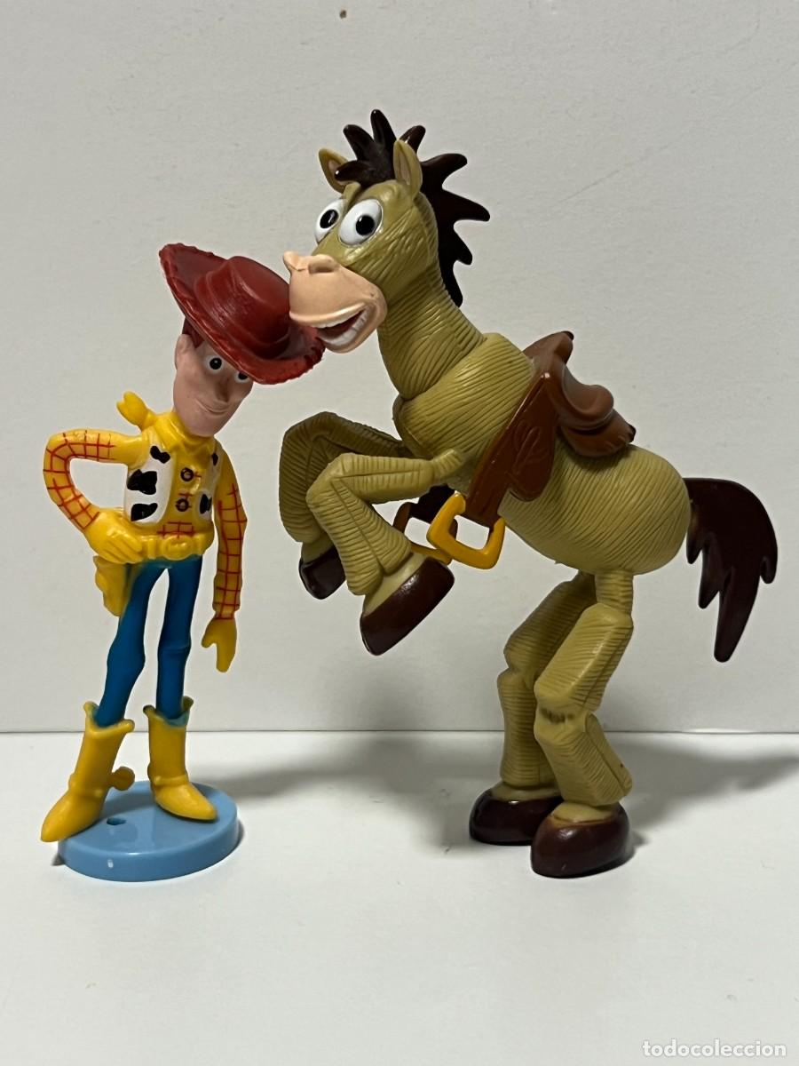 Figuras de goma y PVC: FIGURA TOY STORY, WOODY Y PERDIGON, 9 Y 11 CMS APROX