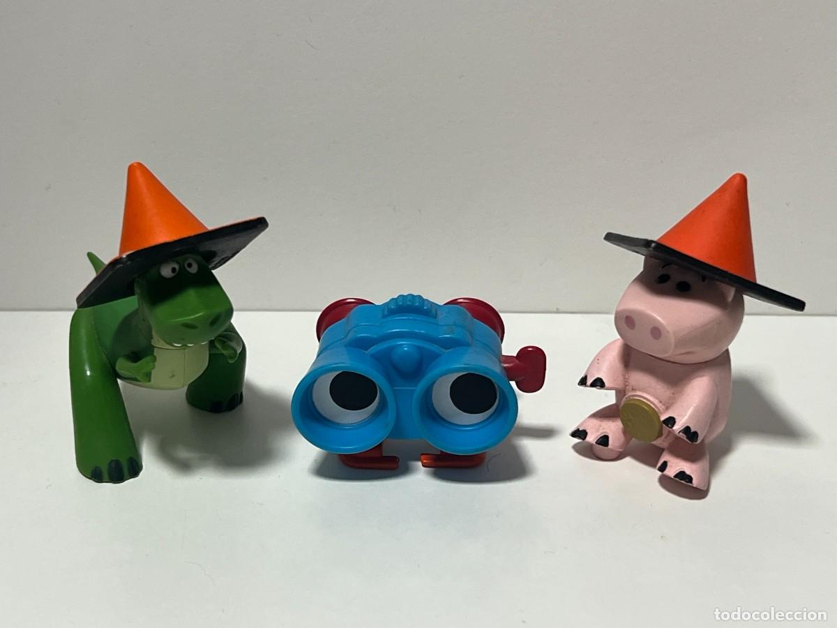 Figuras de goma y PVC: FIGURA TOY STORY, REX, LENNY Y HAMM, 7, 3, 6 CMS APROX
