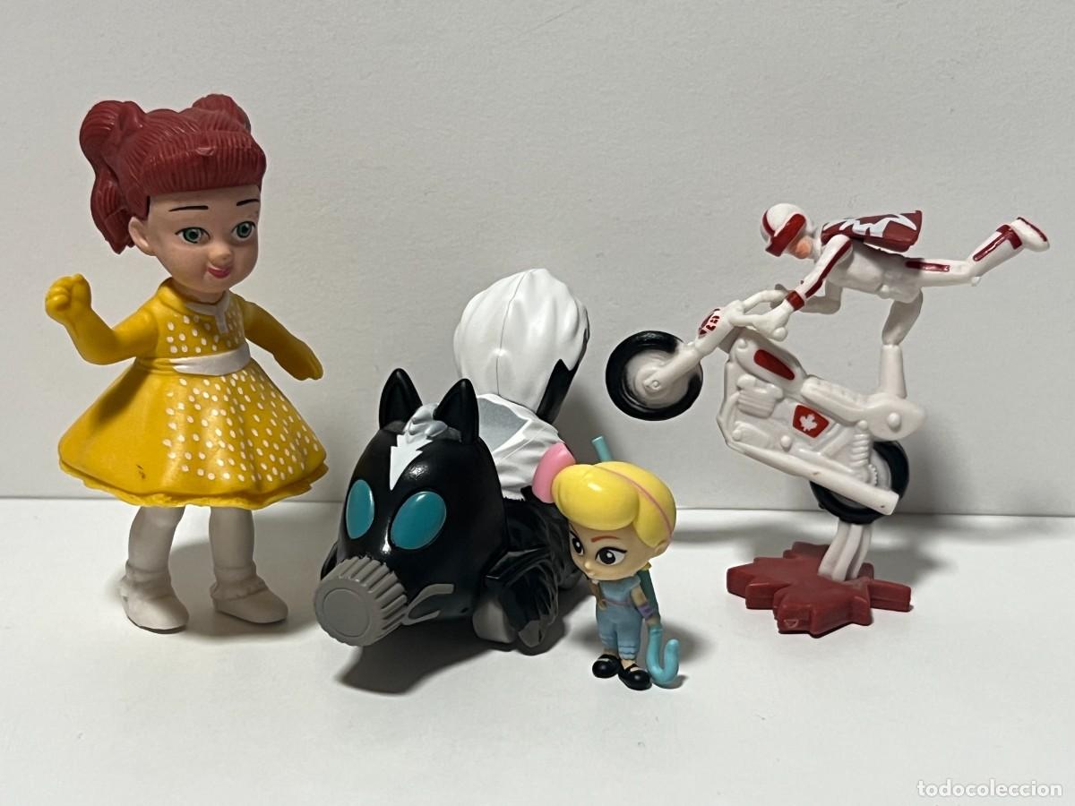 Figuras de goma y PVC: FIGURA TOY STORY, GABBY GABBY, SKUNKMOBILE, BO PEEP Y DUKE CABOOM, 9, 5, 4, 7 CMS APROX