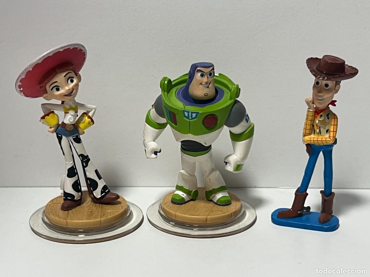 Figuras de goma y PVC: FIGURA TOY STORY, DISNEY INFINITY, JESSIE, BUZ Y WOODY, 10, 9, 9 CMS APROX