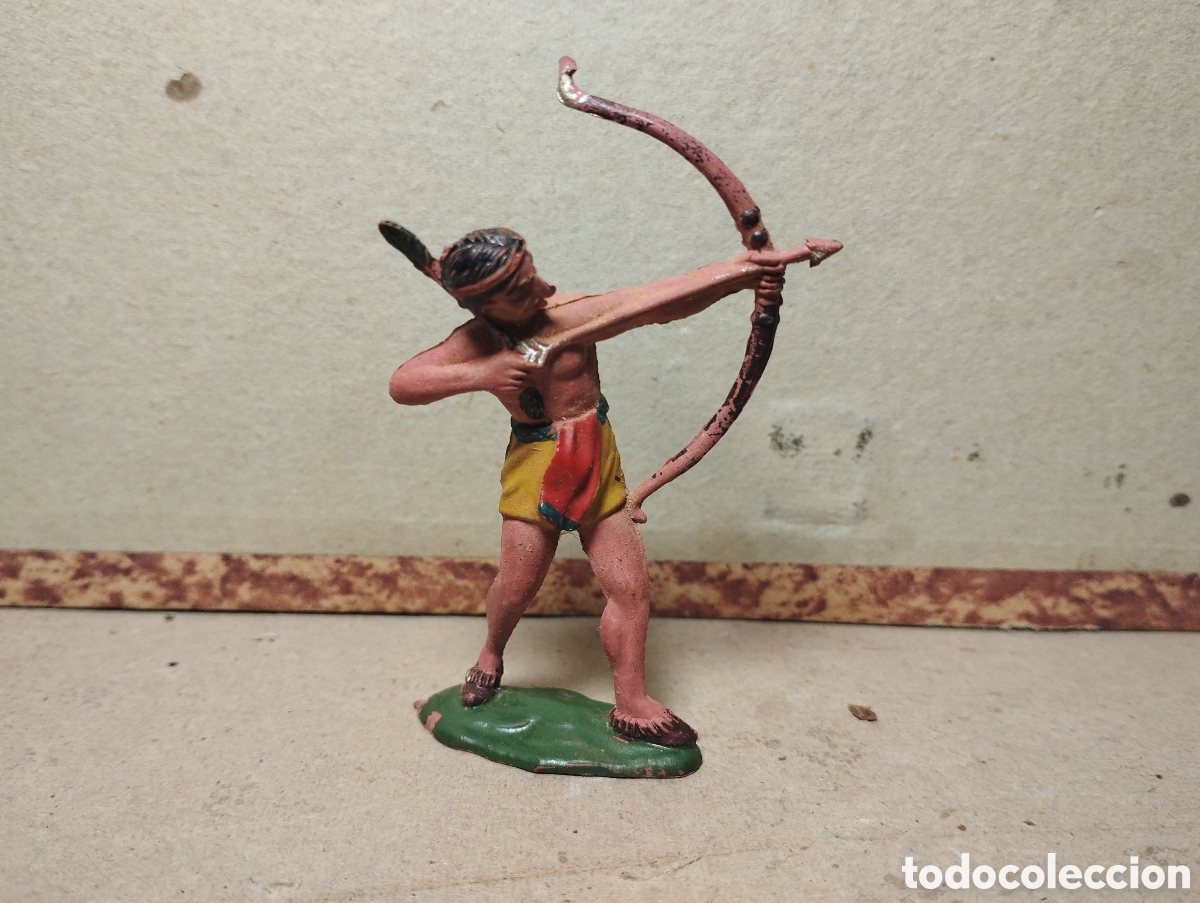 Figuras de goma y PVC: Reamsa guerrero indio de goma