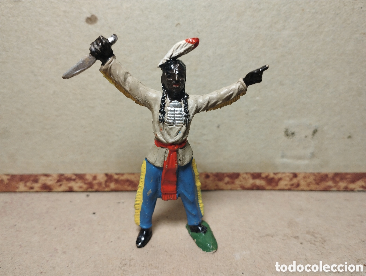 Figuras de goma y PVC: Reamsa Jecsan indio de goma - Foto 1
