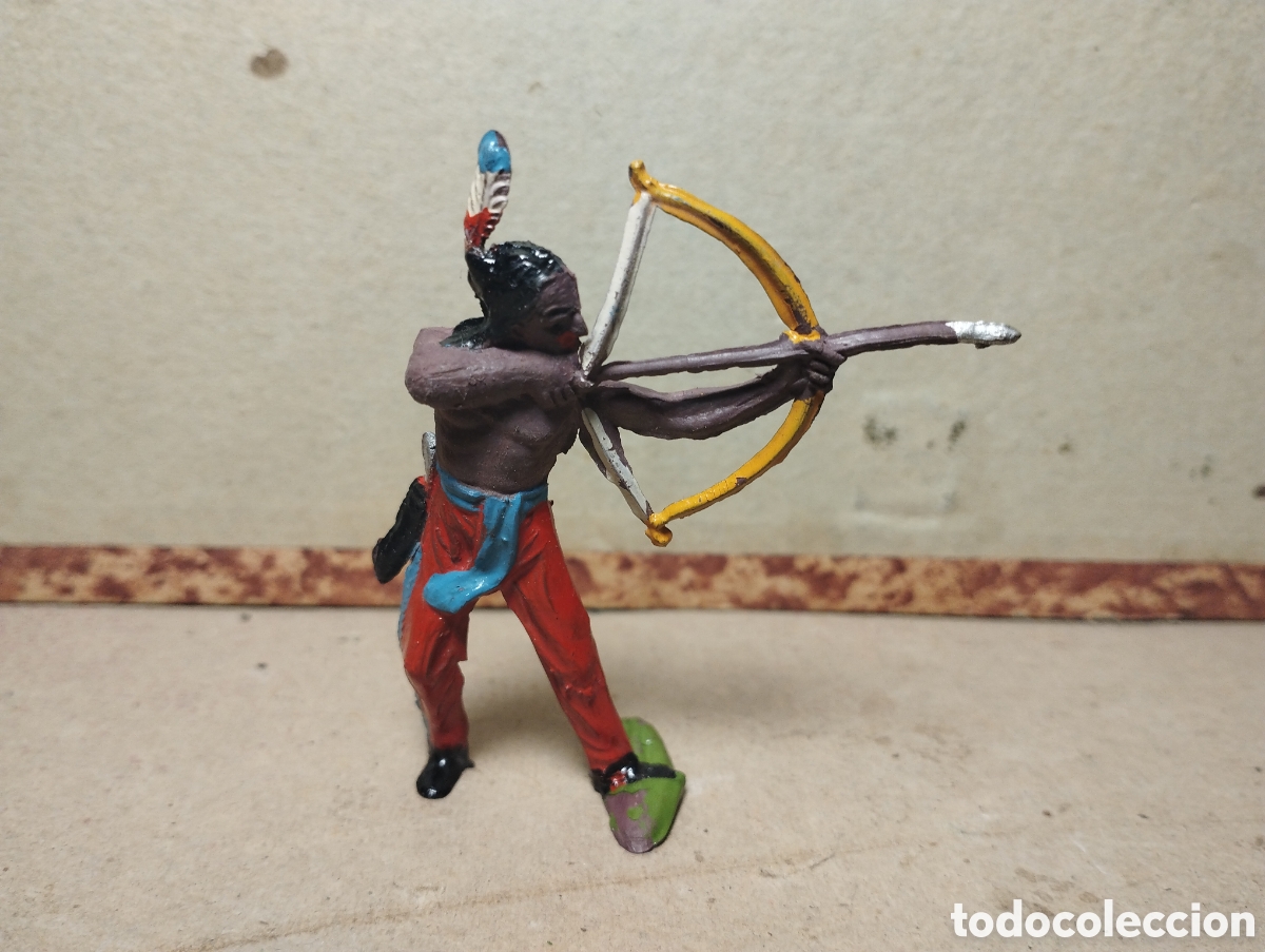 Figuras de goma y PVC: Reamsa Jecsan indio de goma - Foto 1