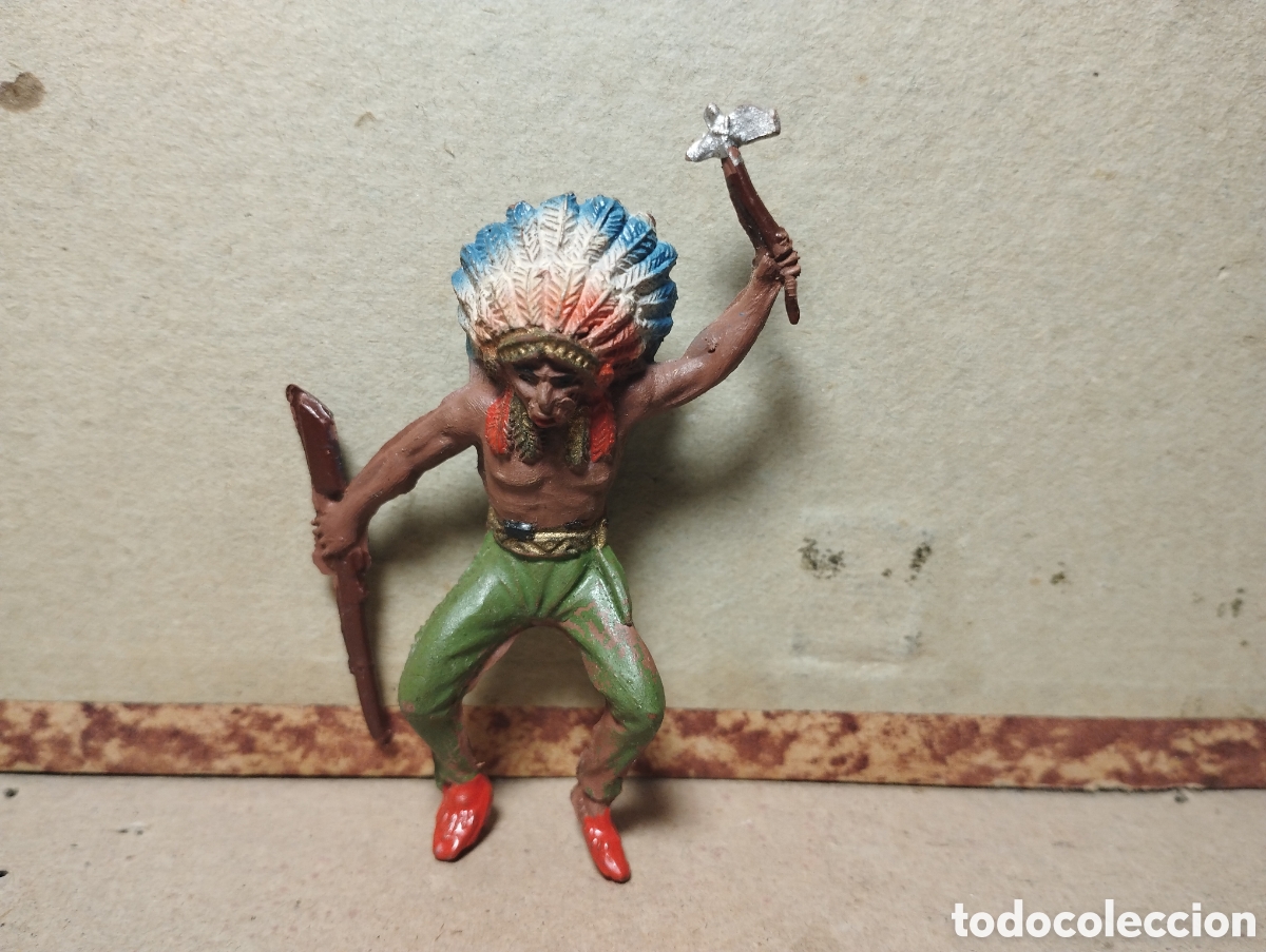 Figuras de goma y PVC: Reamsa Pech indio de goma - Foto 1