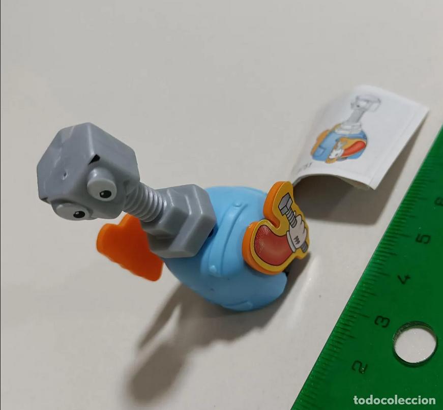 Figuras de goma Kinder: kinder k03 bricolaje tornillo mu&ntilde;eco figura mu&ntilde;equito figurita miniatura bpz papel