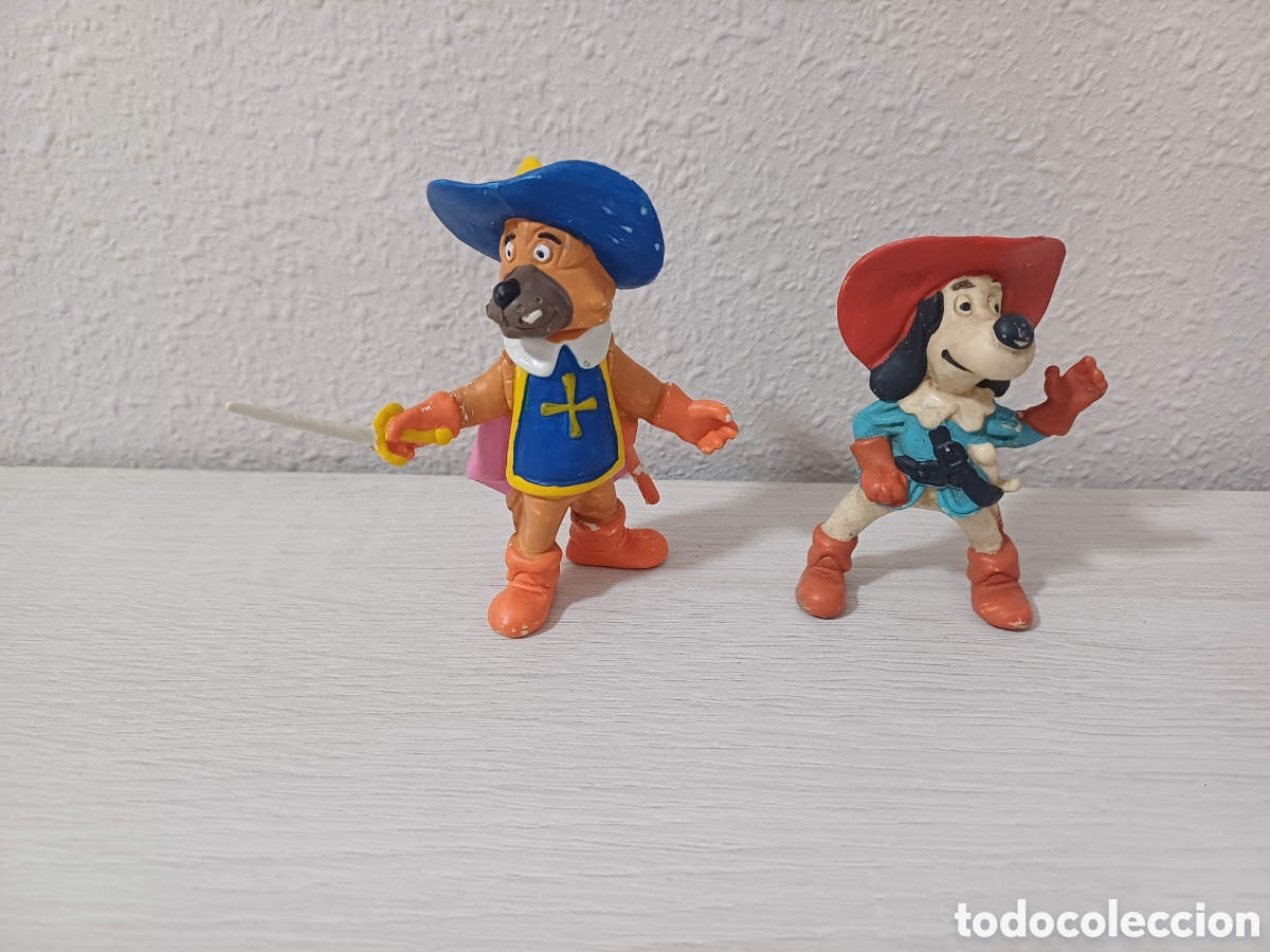 Figuras de goma y PVC: FIGURAS DARTACAN Y LOS TRES MOSQUETEROS, STAR TOYS, A&Ntilde;OS 80