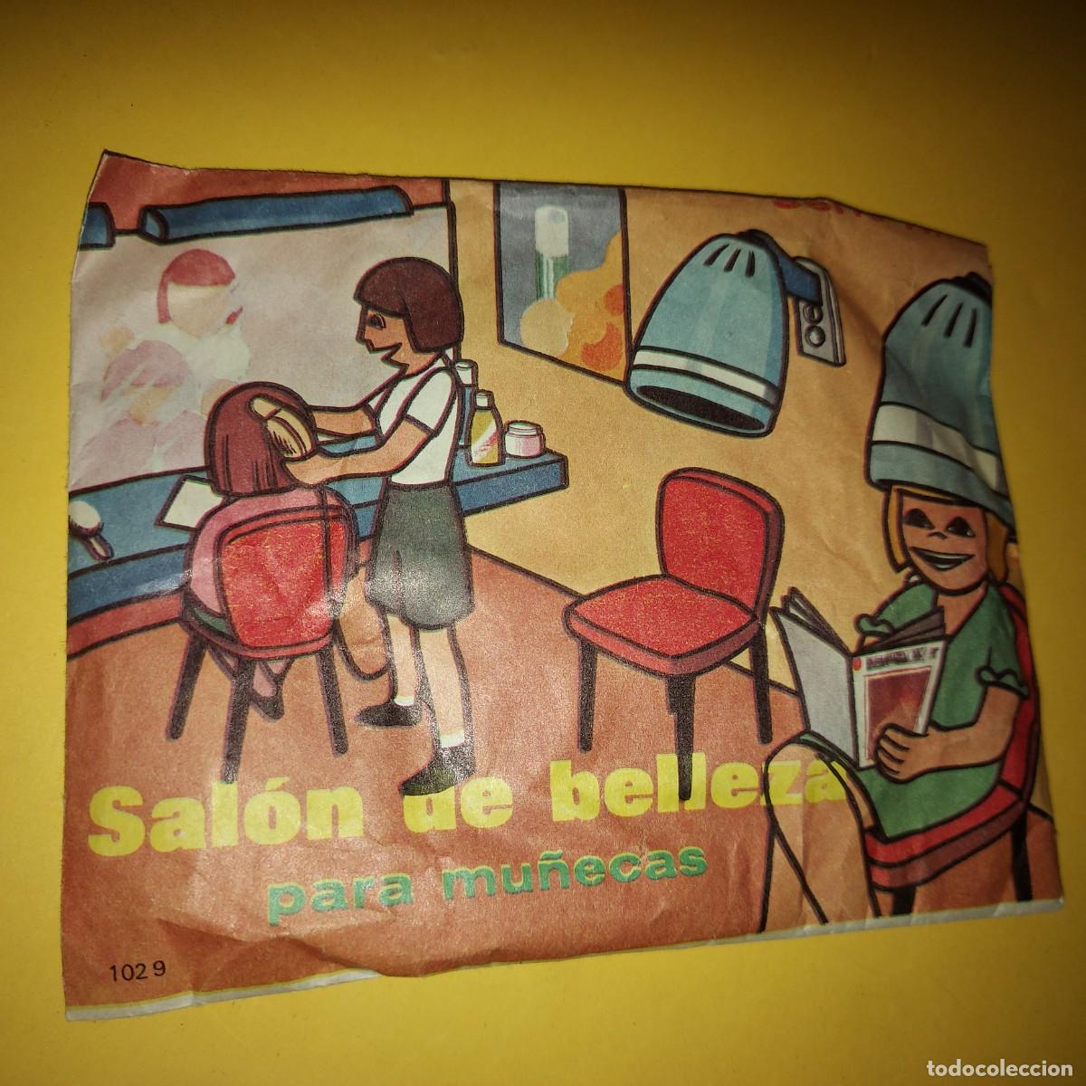 Figuras de goma y PVC: SOBRE SORPRESA. SALON DE BELLEZA. MONTAPLEX. HOBBY- PLAST..