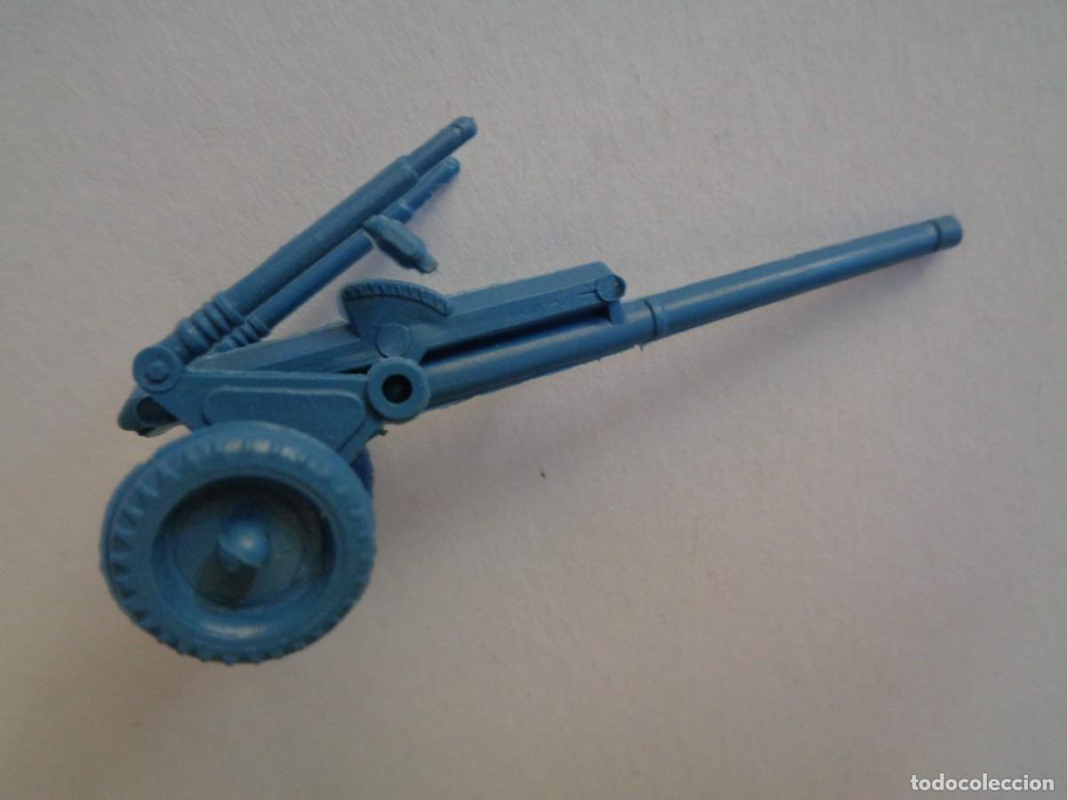 Figuras de goma y PVC: ANTIGUO CA&Ntilde;ON ANTIAEREO DE PLASTICO DE MONTAPLEX