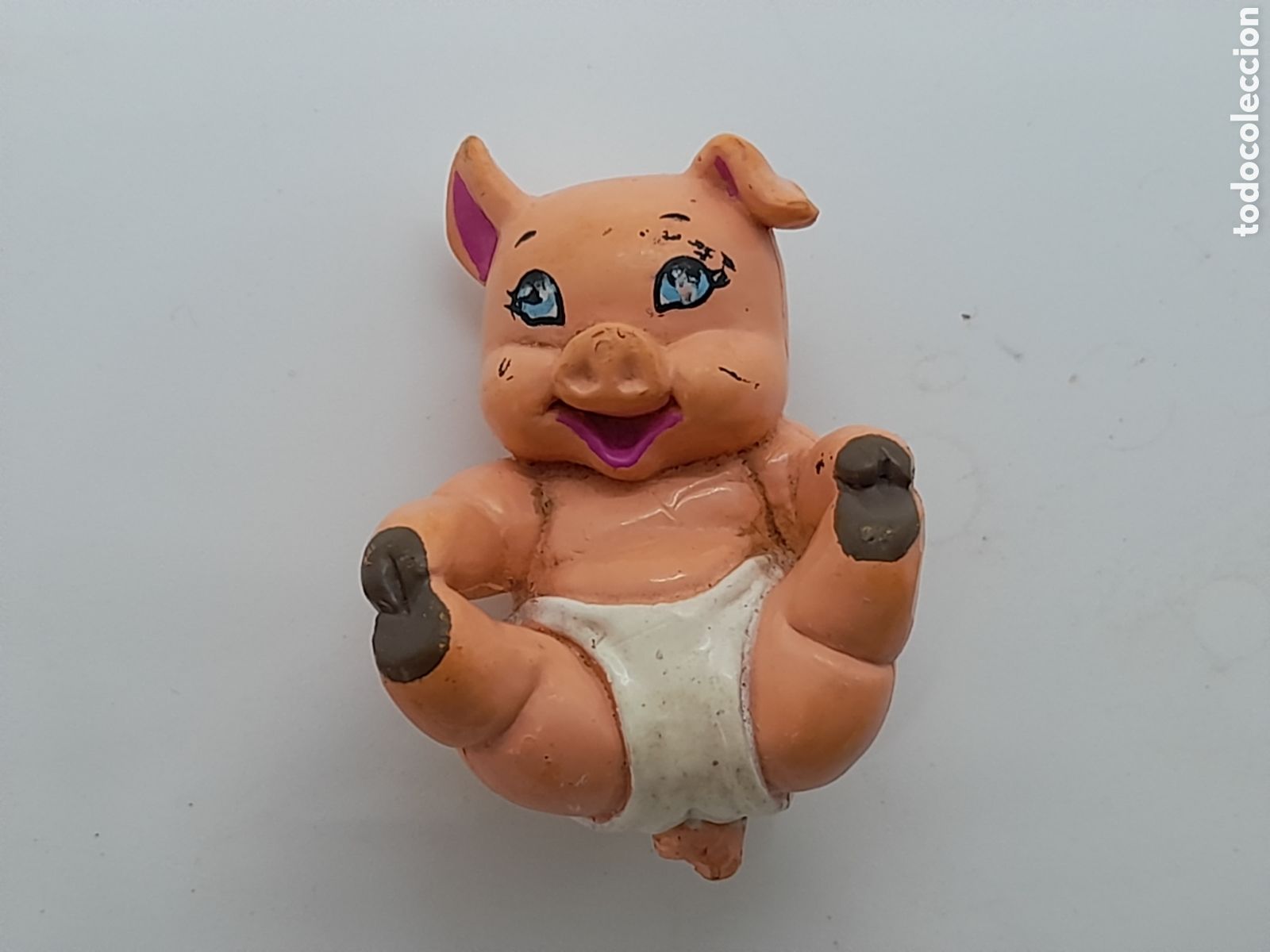 Figuras de goma y PVC: CHIQUITINES MAGICOS. CACHORROS CERDITO DE GALOOB. FAMOSA. PVC
