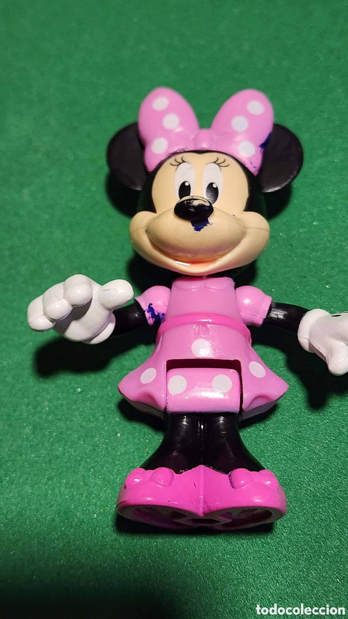 Figuras de goma y PVC: Figura Minnie Mouse Disney Junior (Just Play) - Articulada ~7cm