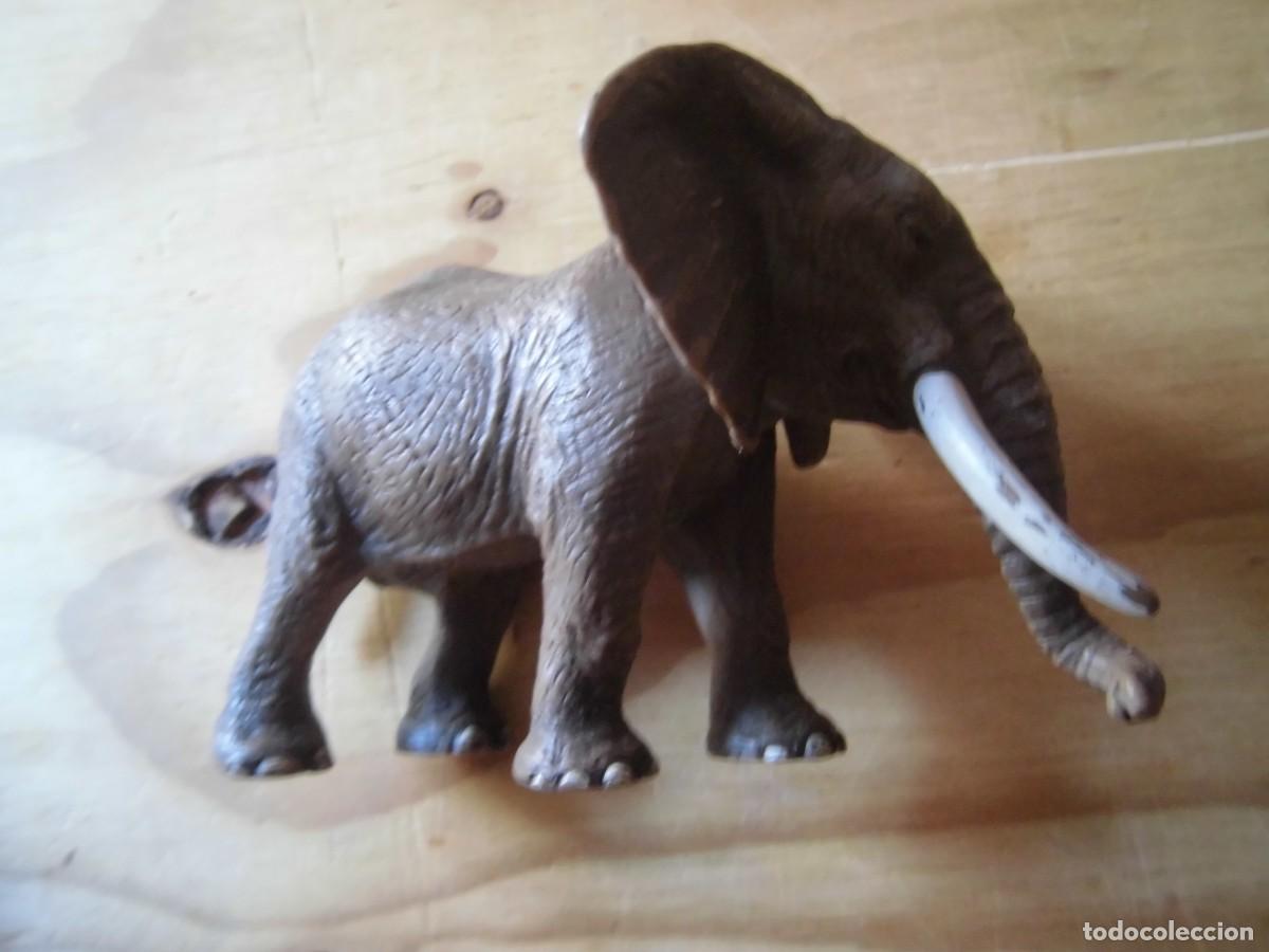 Figuras de goma y PVC: FIGURA ELEFANTE SCHLEICH - Foto 2