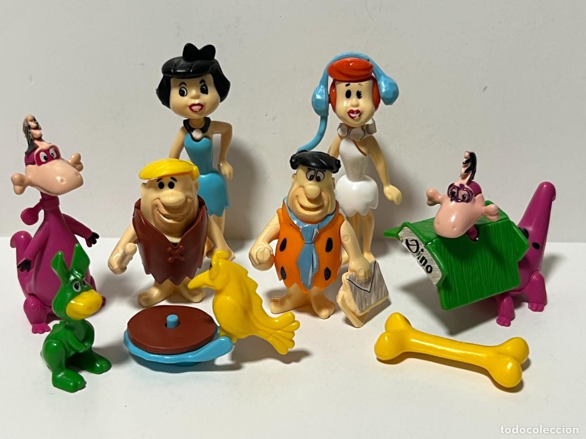 Figuras de goma y PVC: FIGURA HUEVO KINDER, LOS PICAPIEDRAS, THE FLINTSTONES, LOTE 3