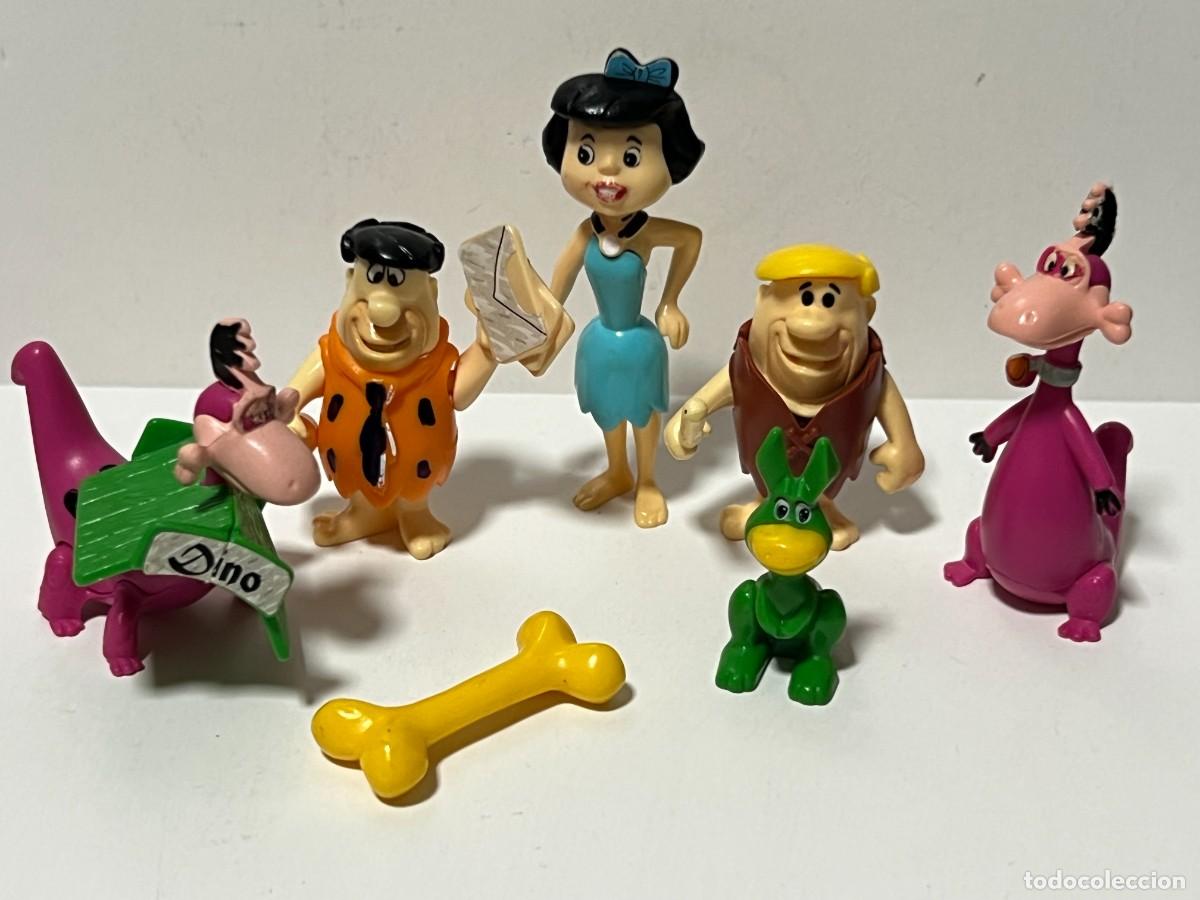 Figuras de goma y PVC: FIGURA HUEVO KINDER, LOS PICAPIEDRAS, THE FLINTSTONES, LOTE 5