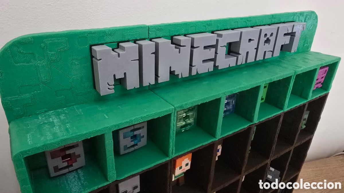 Figuras de goma Kinder: Minecraft Kinder Joy Expositor 3D - Foto 4