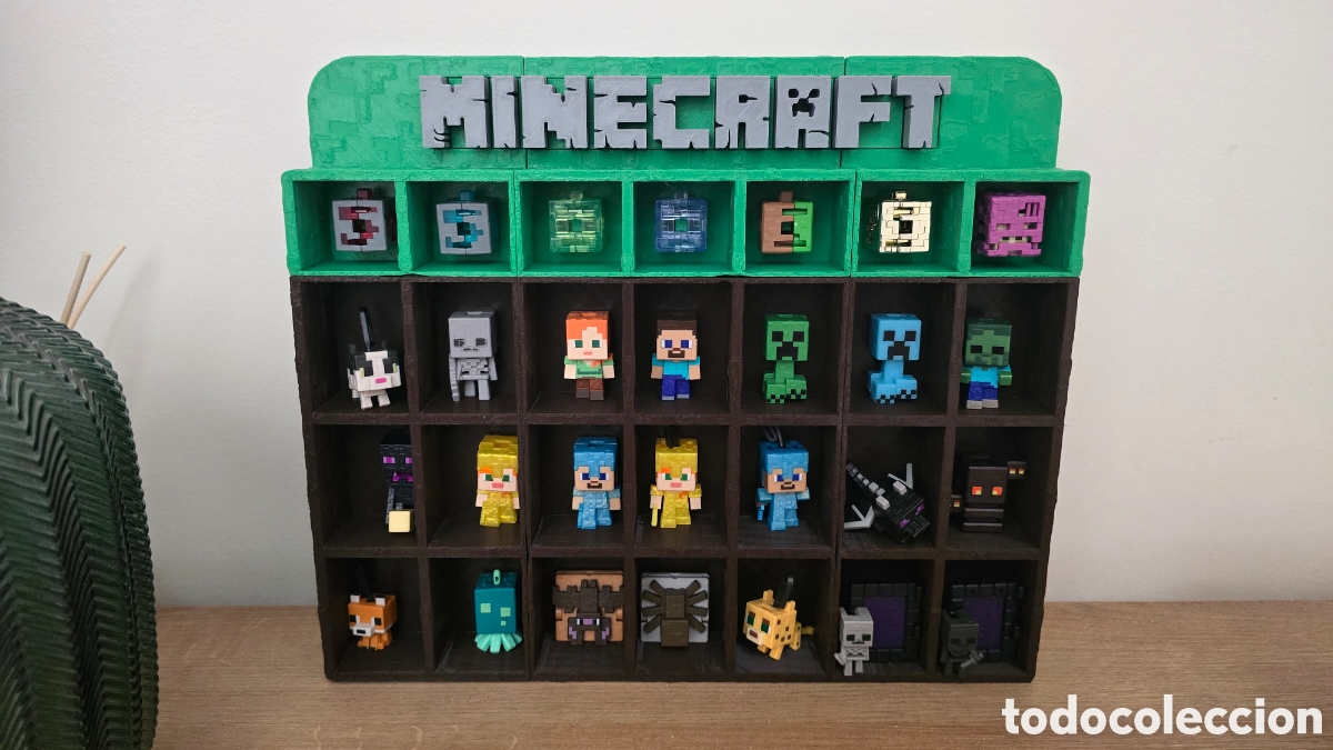 Figuras de goma Kinder: Minecraft Kinder Joy Expositor 3D