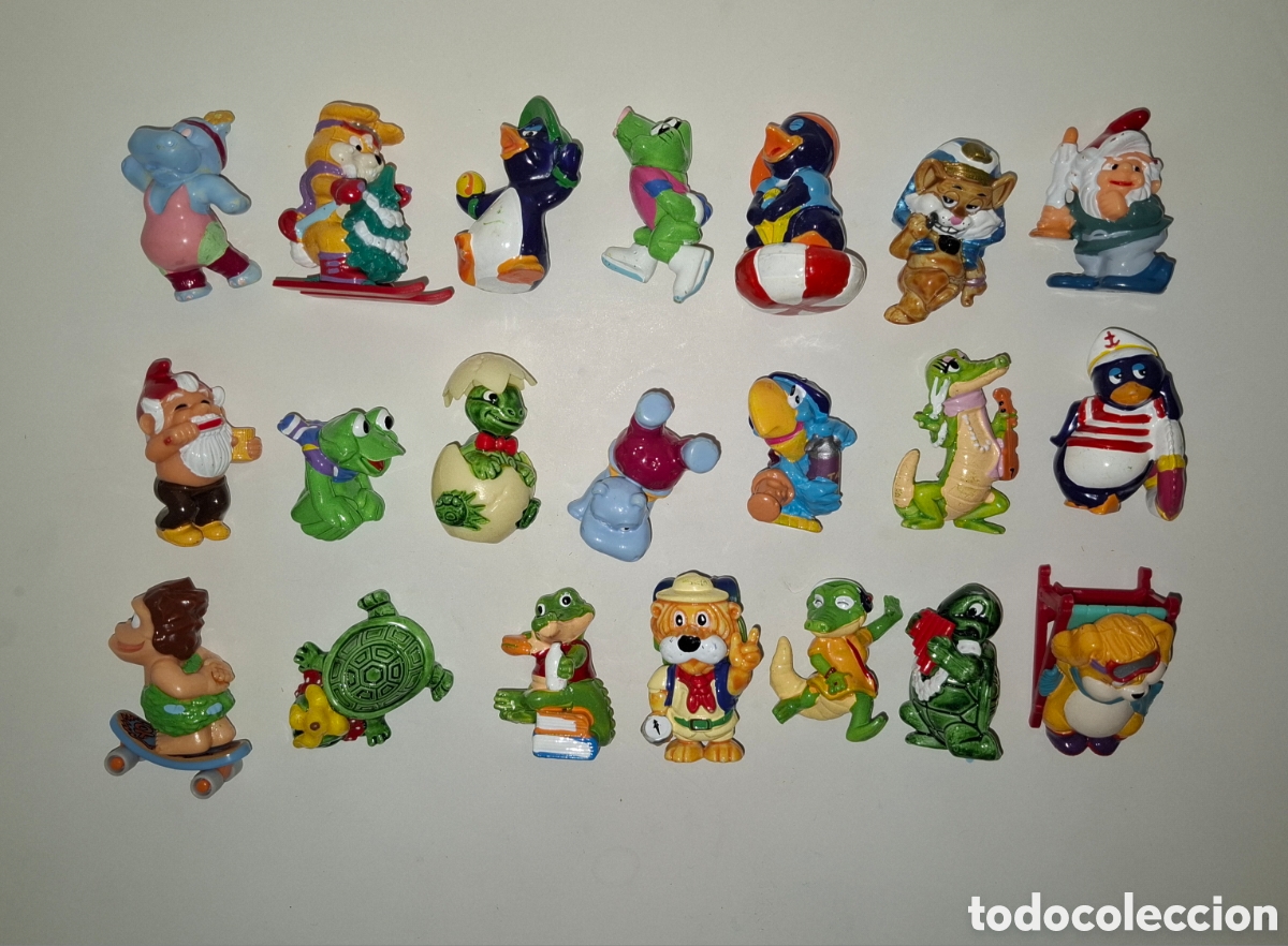 Figuras de goma Kinder: FIGURAS PROMOCIONALES KINDER SORPRESA FERRERO A&Ntilde;OS 90
