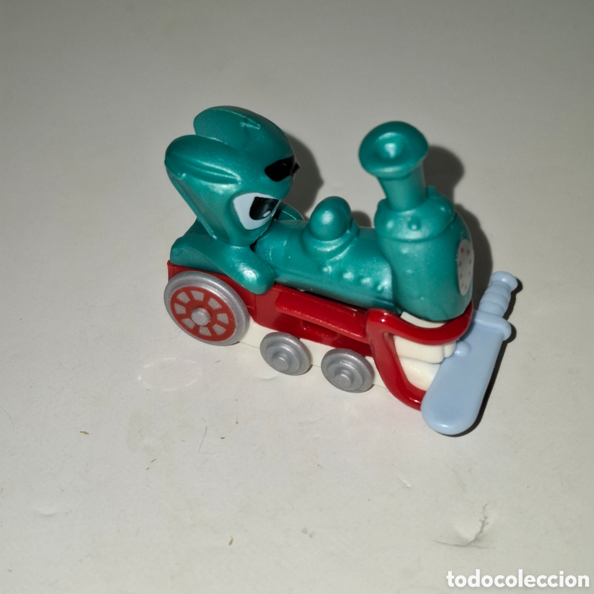 Figuras de goma Kinder: LOCOMOTORA PIRATA DESMONTABLE PROMOCIONAL KINDER SORPRESA FERRERO A&Ntilde;OS 90 FUNNY LOCOMOTIVES