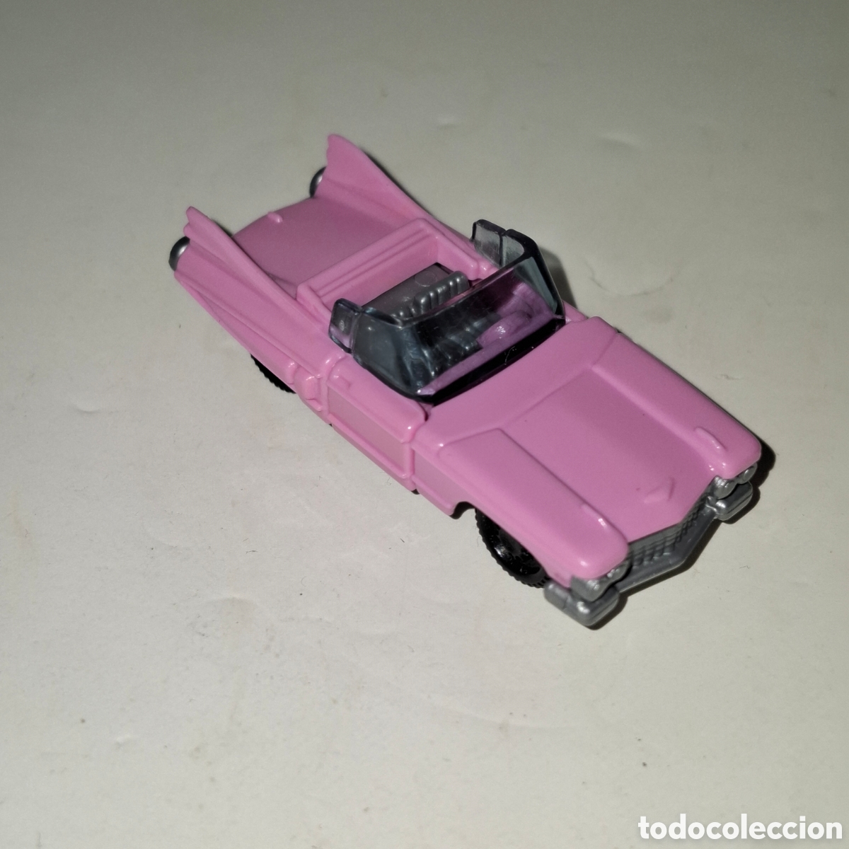 Figuras de goma Kinder: COCHE DESMONTABLE PROMOCIONAL KINDER SORPRESA FERRERO A&Ntilde;OS 90 CADILLAC ROSA