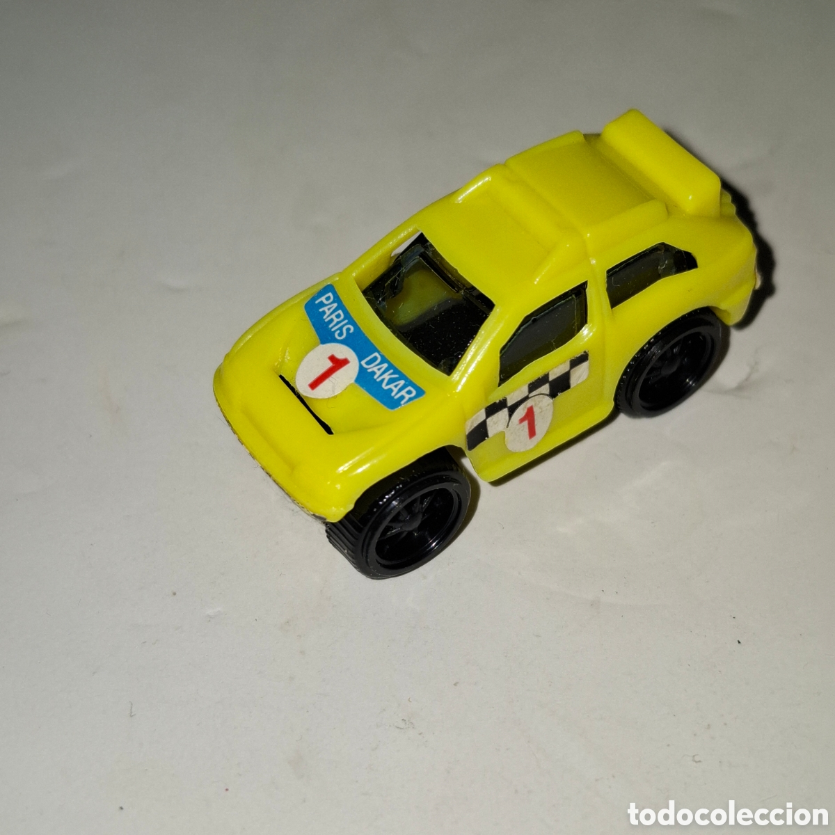 Figuras de goma Kinder: COCHE DESMONTABLE PROMOCIONAL KINDER SORPRESA FERRERO A&Ntilde;OS 90 PARIS DAKAR K95